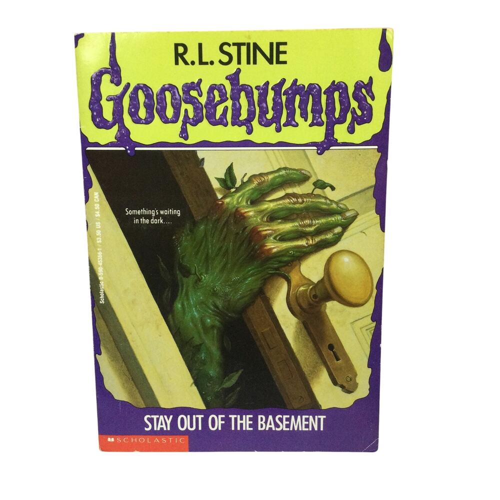 Goosebumps R.L. Stine Vintage First Printing Paperback Stay Out of the Basement